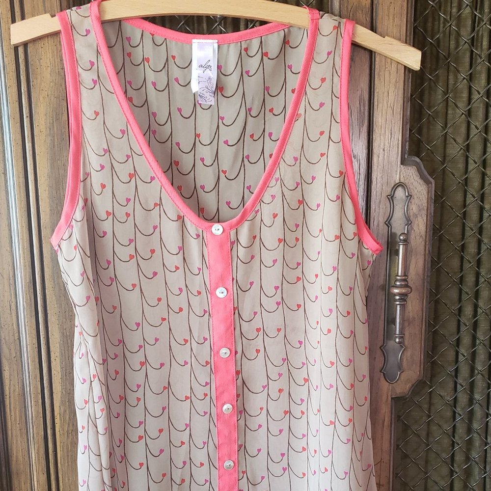 Romantic Sheer Summertime 💕Blouse by Alya